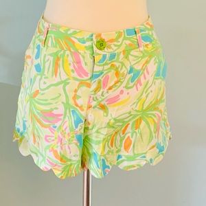 Lilly Pulitzer Multi Floral Buttercup Shorts 14